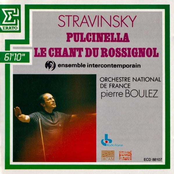 Stravinsky,  Boulez – Pulcinella; Le Chant du Rossignol CD, Ophalen of Verzenden, Modernisme tot heden, Gebruikt, Orkest of Ballet