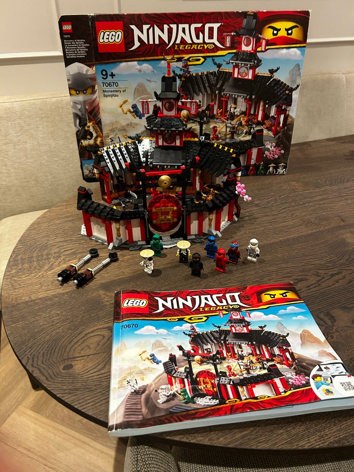 Lego Ninjago Legacy 70670 Klooster van Spinjitzu, Lego, Ophalen of Verzenden, Zo goed als nieuw, Compleet