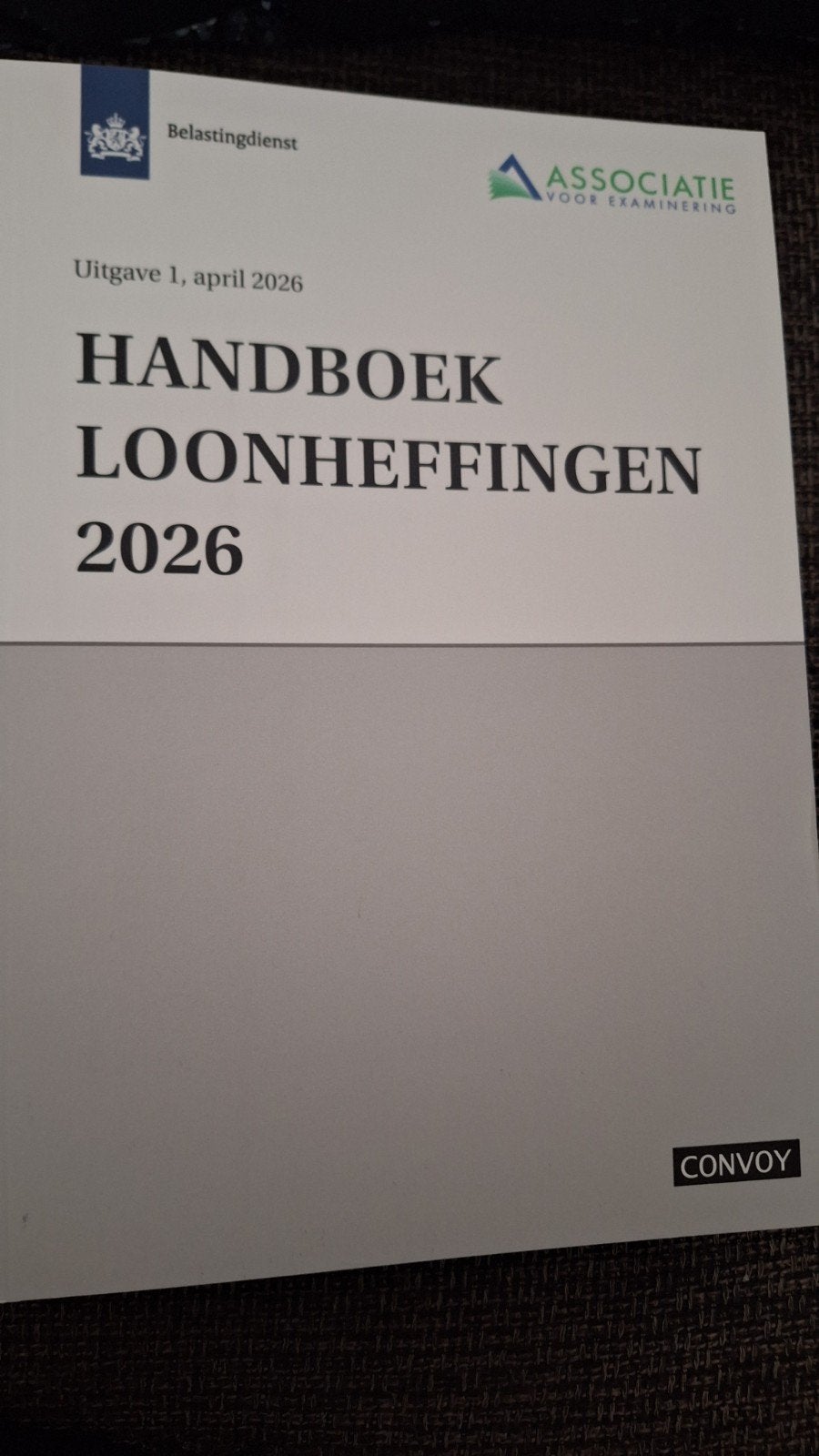Handboek Loonheffingen 2026 - Belastingdienst, Nieuw, Ophalen of Verzenden, MBO, Gamma