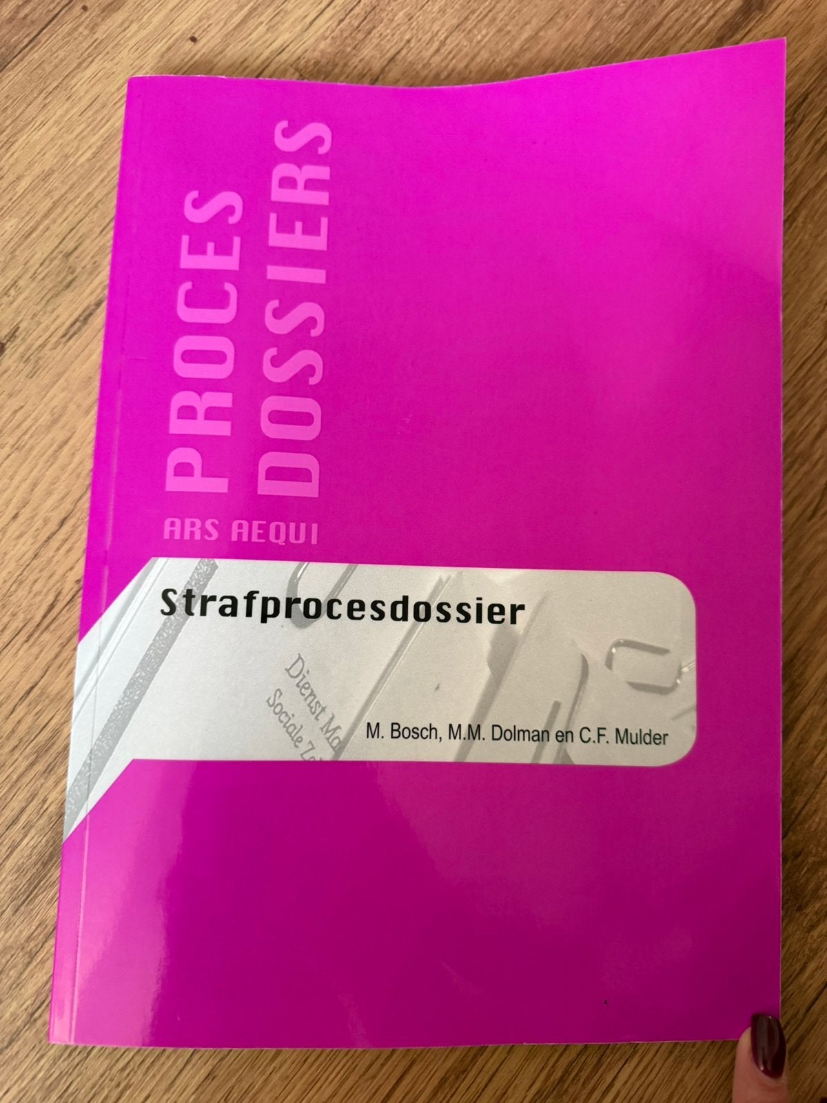 Strafprocesdossier M. Bosch, M.M. Dolman, C.F. Mulder, Boeken, Ophalen, Nieuw, HBO