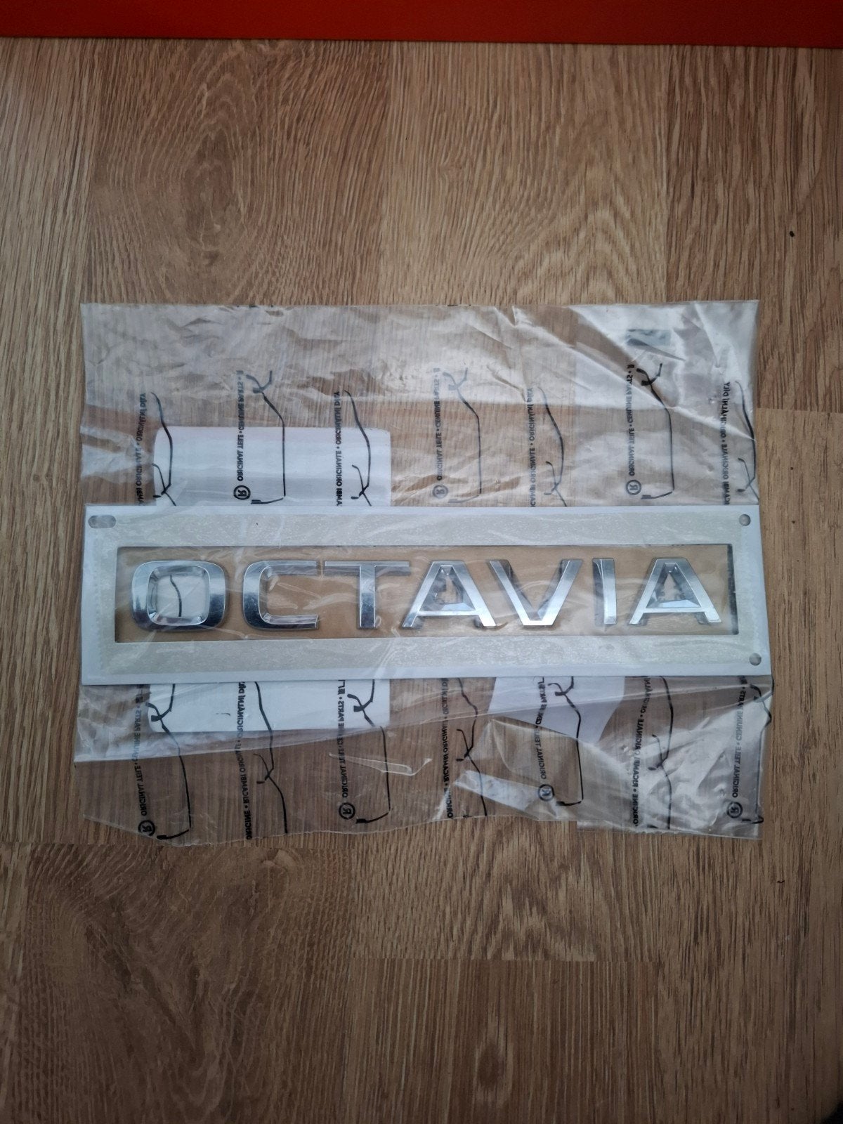 Octavia embleem achterklep, Auto diversen, Ophalen of Verzenden