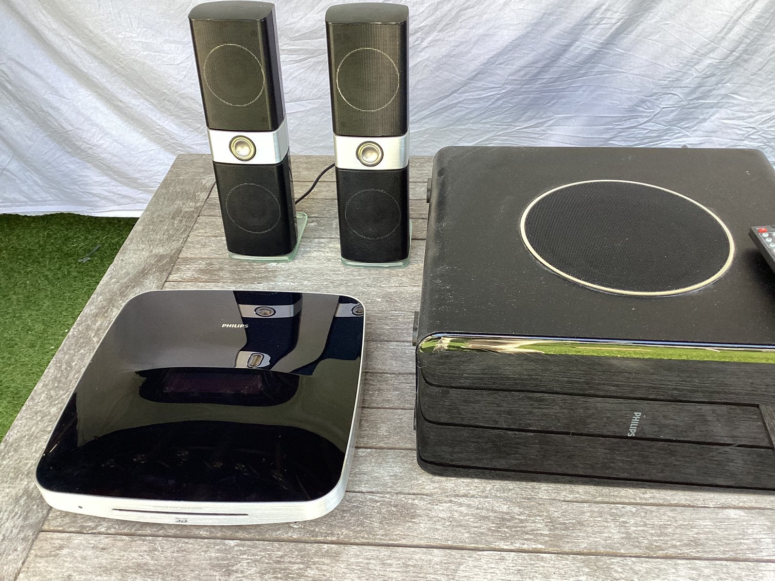 Philips soundhub home theater HTS9221Blu-ray 3d, Audio, Tv en Foto, Philips, Blu-ray-speler, 70 watt of meer, Ophalen of Verzenden