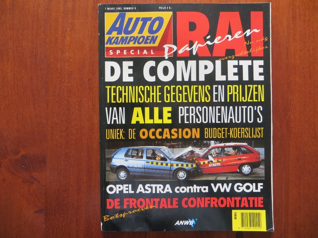 Autokampioen 5 1992 RAI-nummer Citroën XM Break, Alfa SZ, Ophalen of Verzenden, Nieuw, Citroën