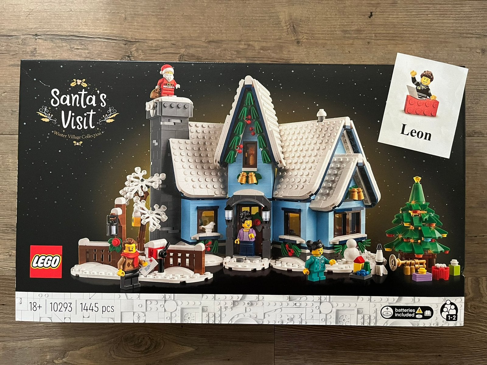 Lego Icons 10293 Bezoek van de Kerstman - Nieuw in doos!, Lego, Nieuw, Ophalen of Verzenden, Icons