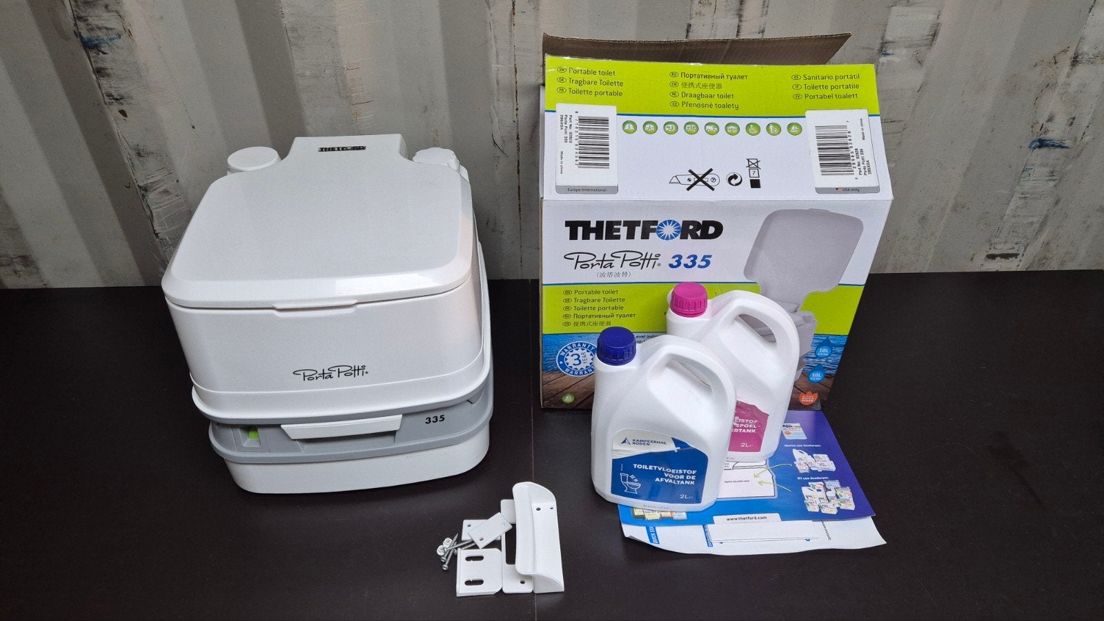Thetford Porta Potti 335 met vloeistof, Ophalen, Zo goed als nieuw