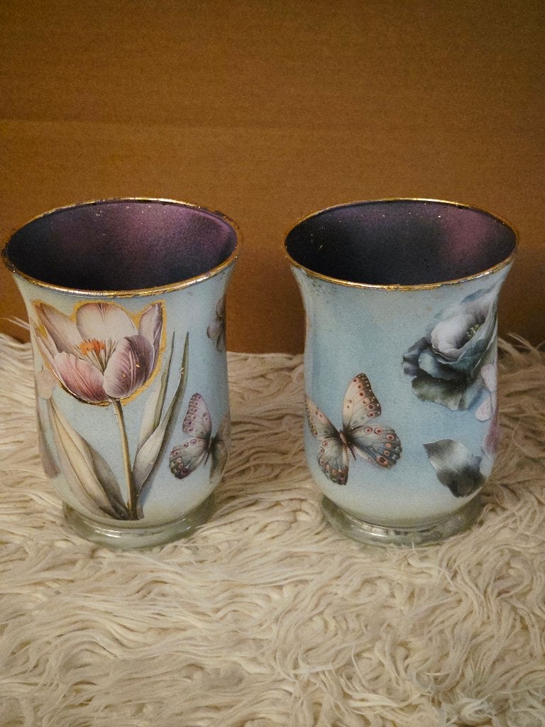 Vaas candle light, Ophalen, Nieuw, Handgemaakt, Glas