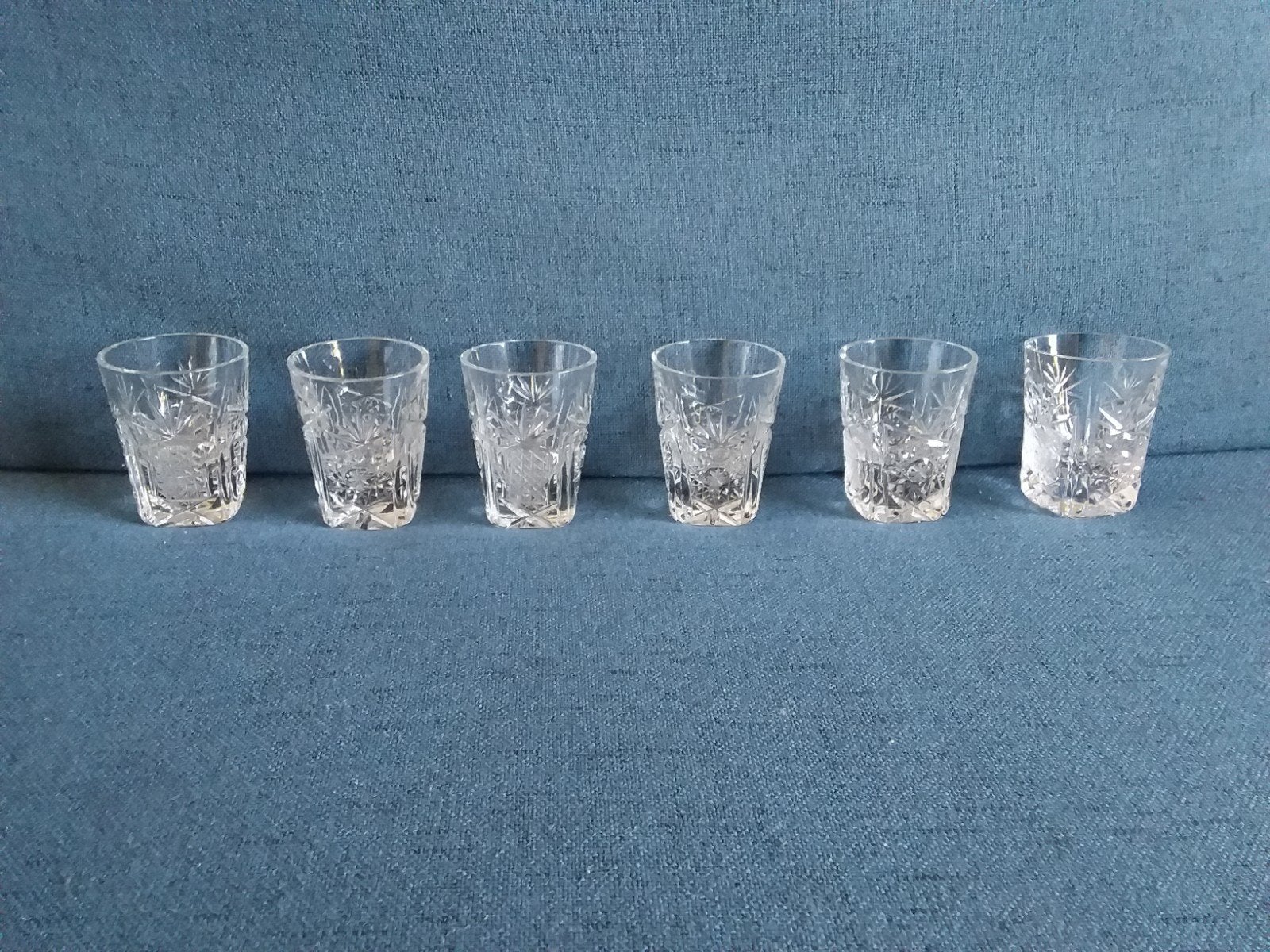Kristallen shotje/borrelglaasjes, Ophalen of Verzenden
