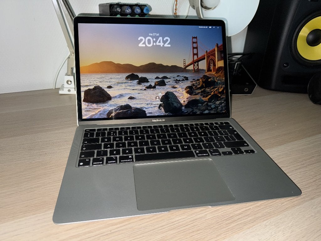 Macbook Air M1 13 inch silver (2020), 8gb, 256gb, 256 GB, Qwerty, 8 GB, 13 inch