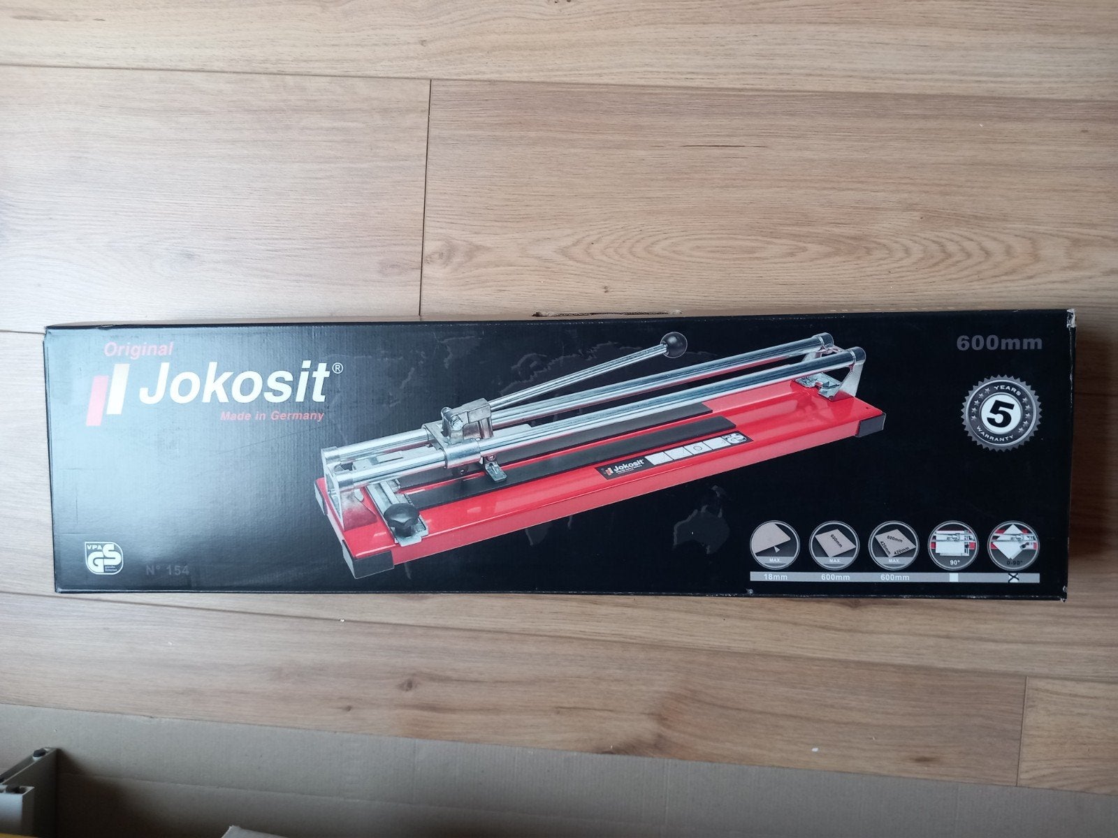 Jokosit Tegelsnijder 600mm - Nieuw in doos, Ophalen of Verzenden, Nieuw, Snijgereedschap, Overige merken