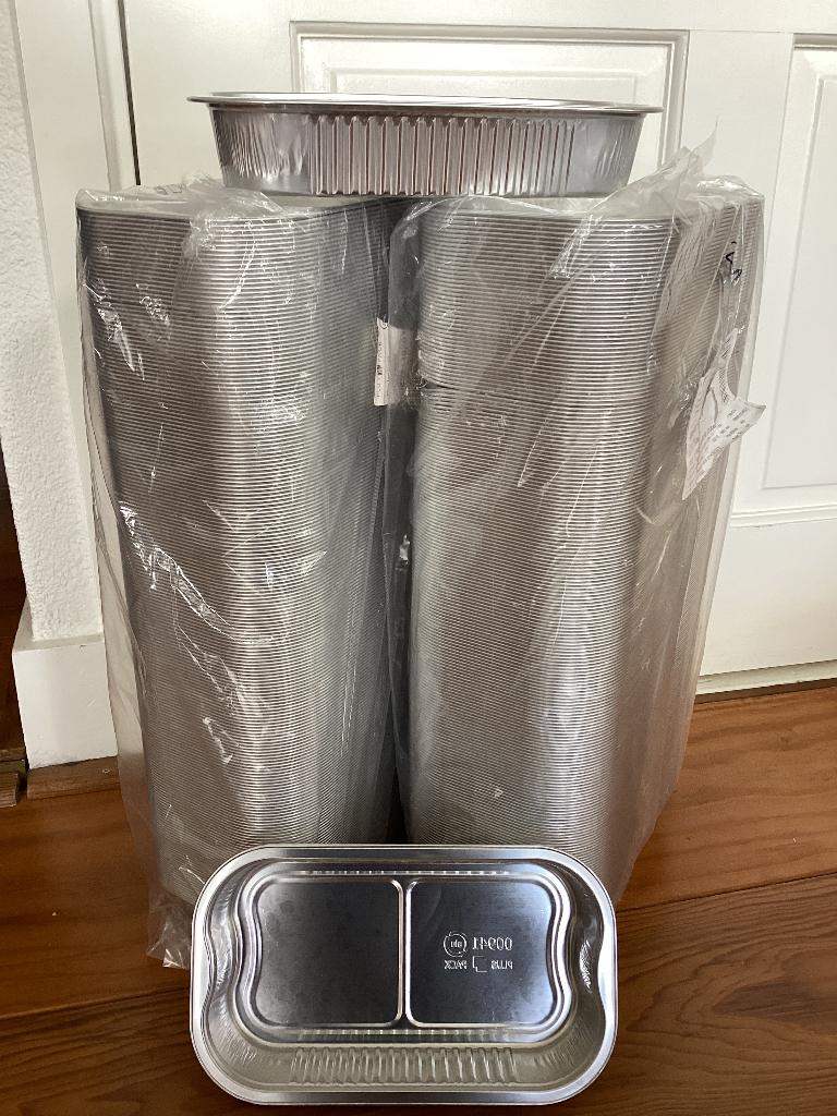 Aluminium bakjes 2x200 stuks 964 ml, Ophalen, Nieuw