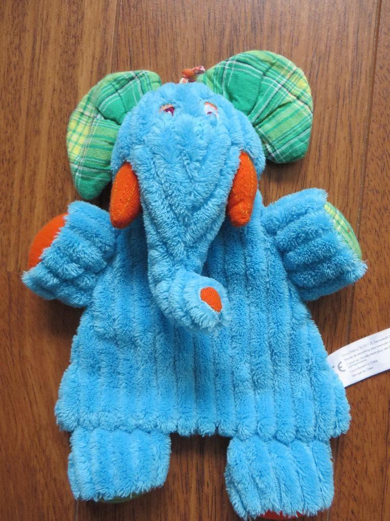 Blauwe olifant (1.4), Kinderen en Baby's, Speelgoed | Knuffels en Pluche, Overige merken, Overige typen, Blauw, Ophalen of Verzenden