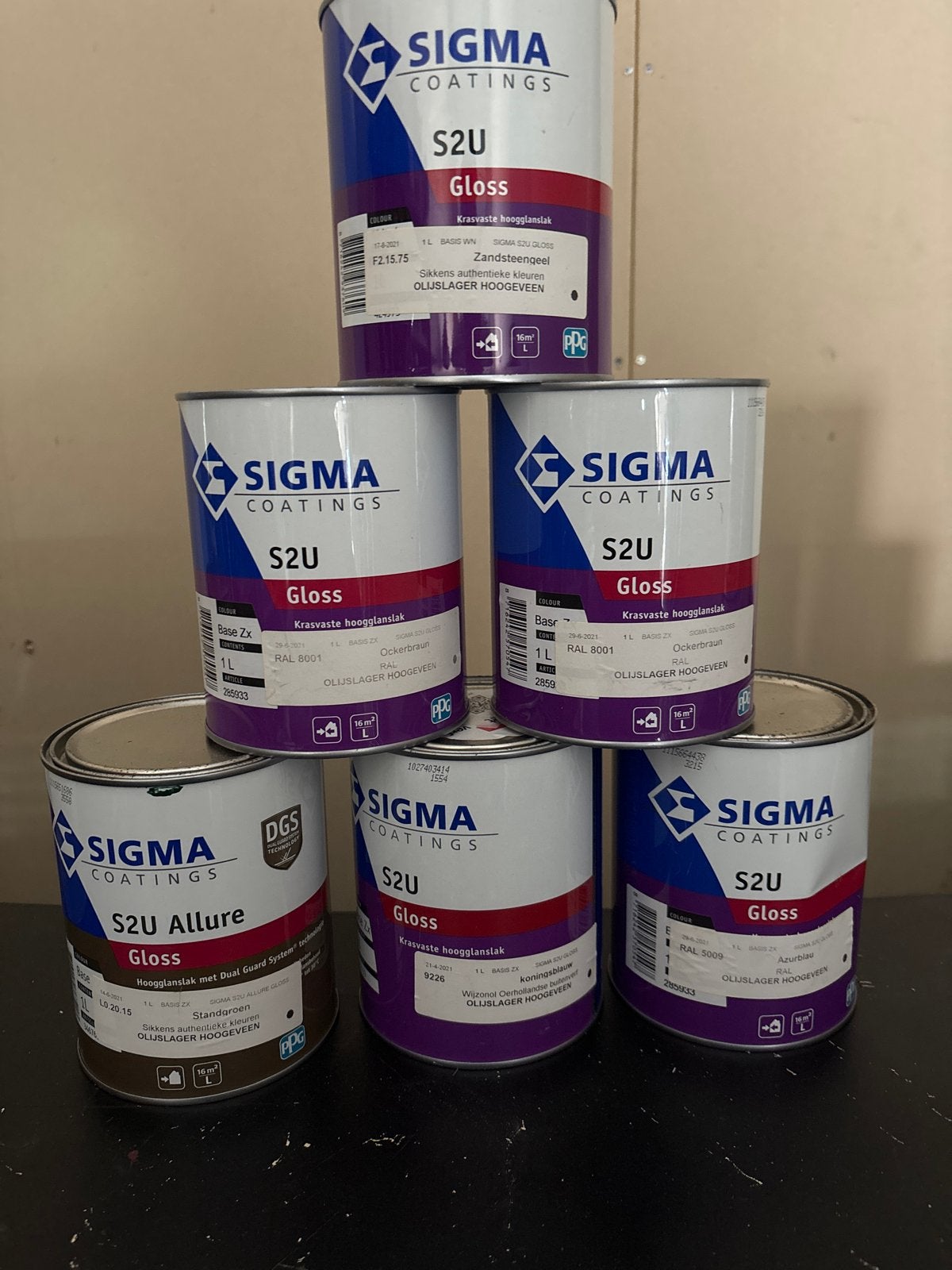 Sigma S2U Gloss Hoogglanslak - Diverse Kleuren, Ophalen, Geel, Nieuw, Lak