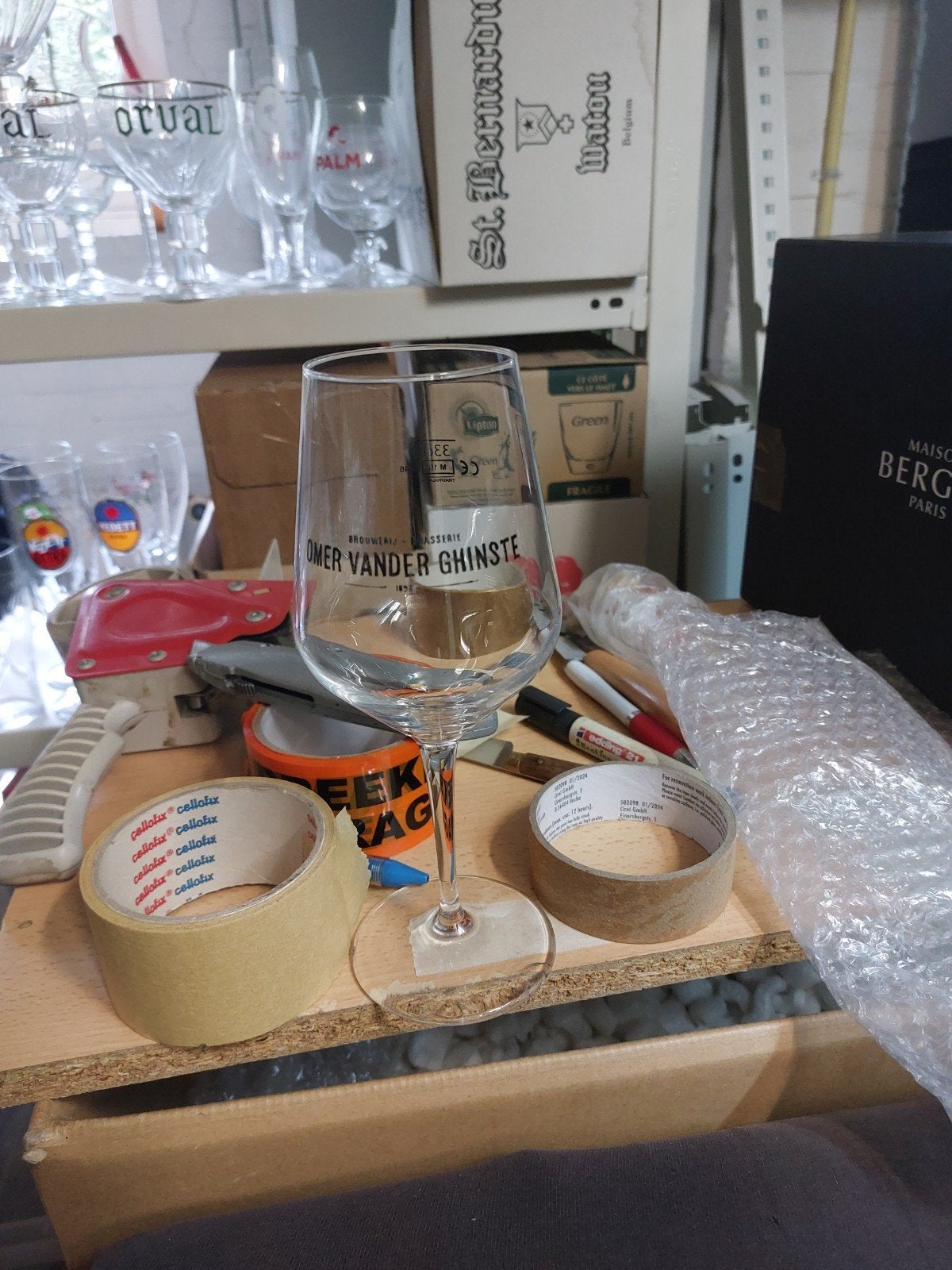 Omer glas, Ophalen of Verzenden, Zo goed als nieuw, Glas of Glazen, Overige merken