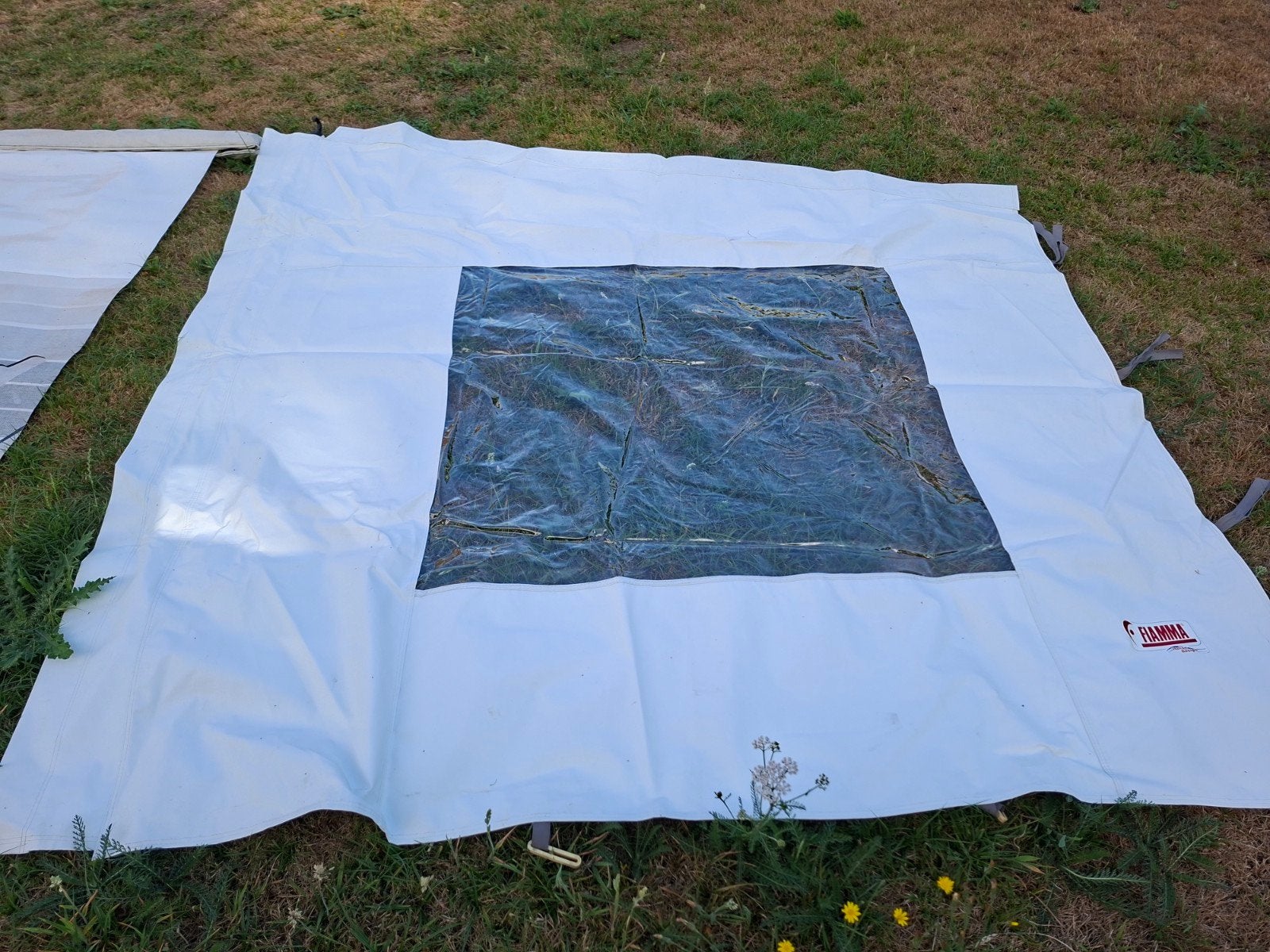 Fiamma zakluifel 250x200 cmmet twee zijwanden, Ophalen, Gebruikt, Fiamma
