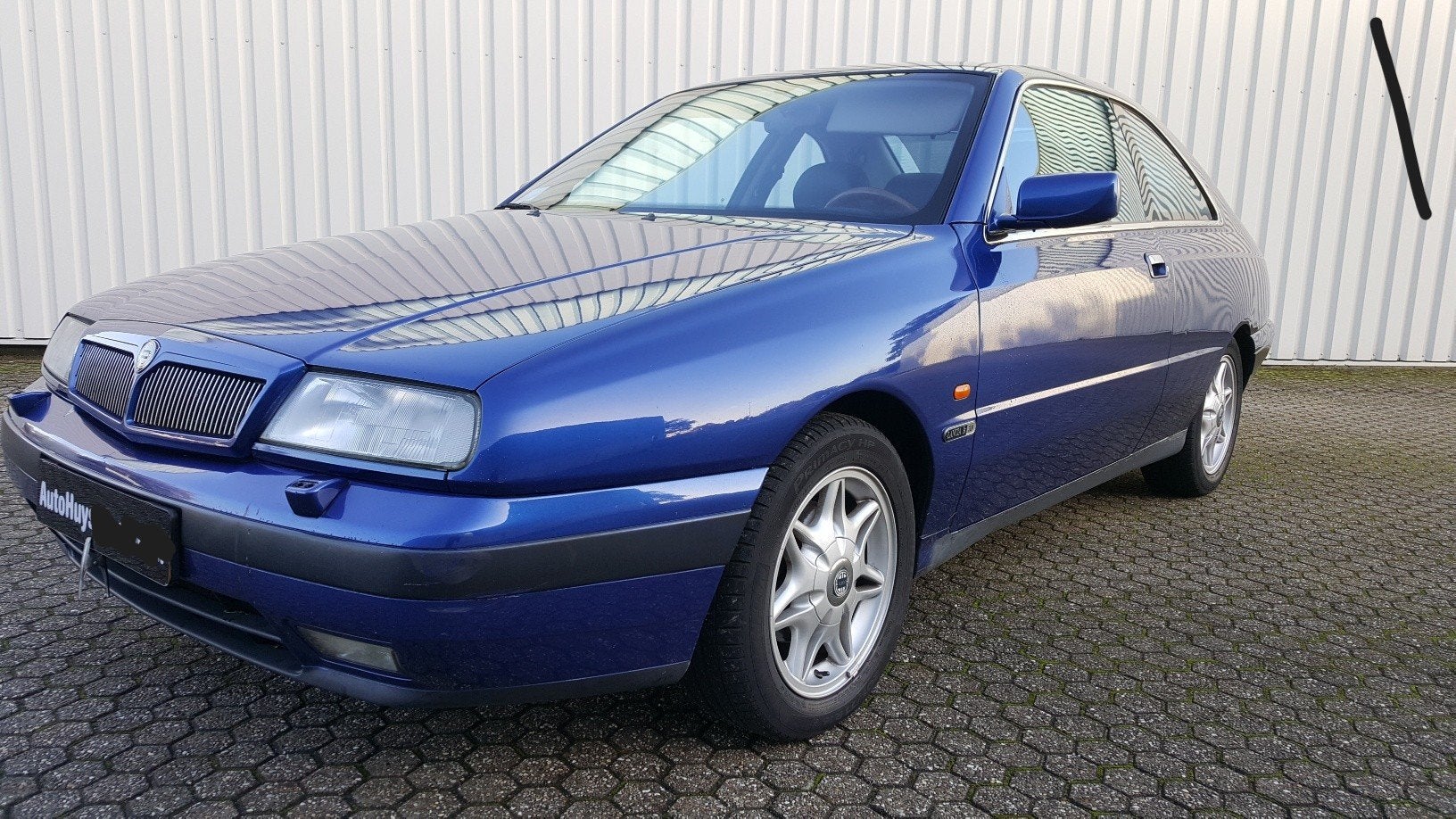 Lancia Kappa Coupe 3.0 V6 24V Uniek! Italiaan 205PK Autovisi, Auto's, Dealer onderhouden, Zwart, Blauw, Leder