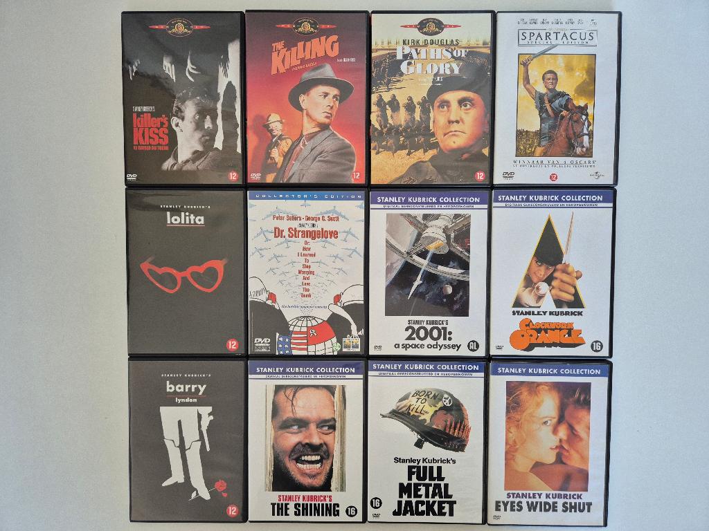 Stanley Kubrick Verzameling 12 Films - 13-Disc, Vanaf 12 jaar, Ophalen of Verzenden, Zo goed als nieuw, Overige gebieden