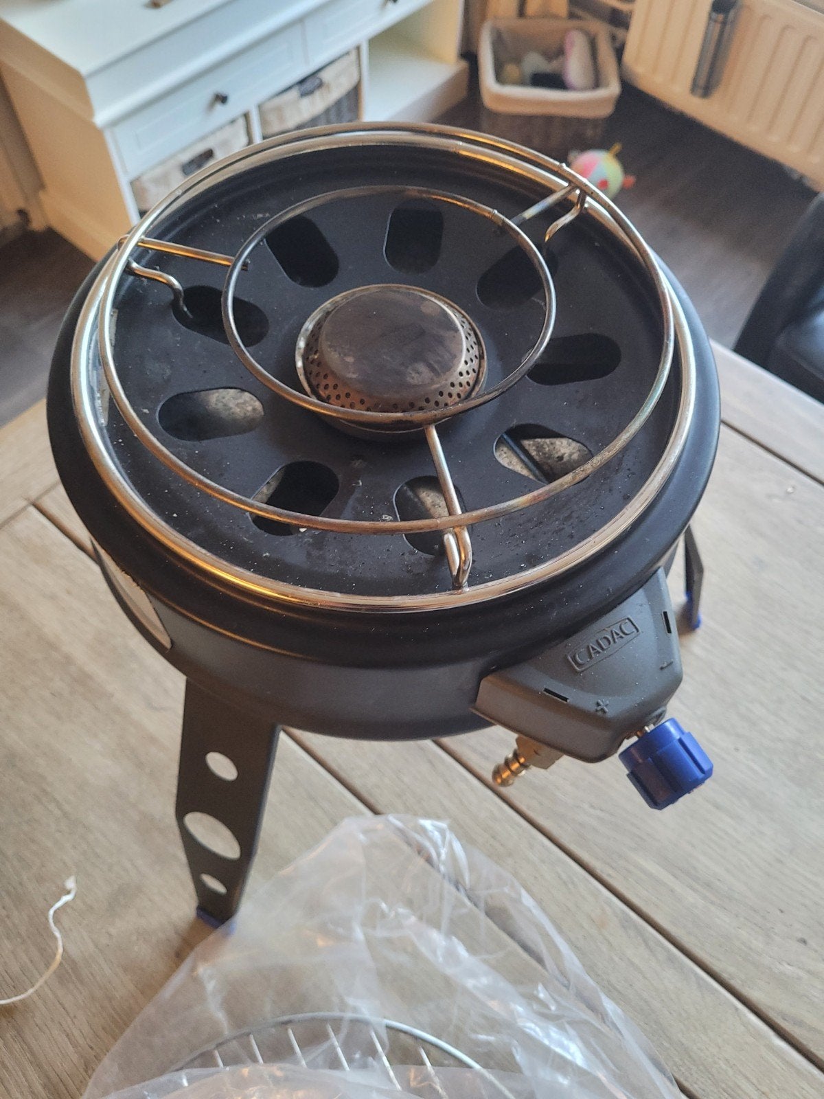 CADAC Safari Chef 2 Compact Gasbarbecue, Caravans en Kamperen, Ophalen of Verzenden, Gebruikt