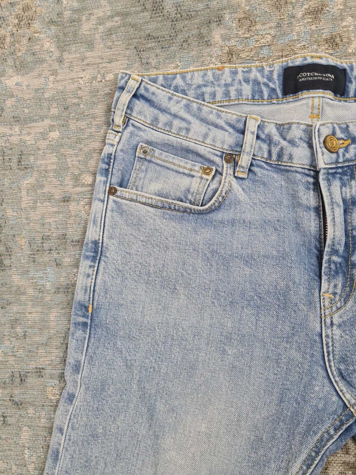 Scotch and Soda SKIM W30 L32 SKINNY STRETCH Bronno3032 Blauw, Blauw, https://scotch-soda.eu/pages/contact, W32 (confectie 46) of kleiner