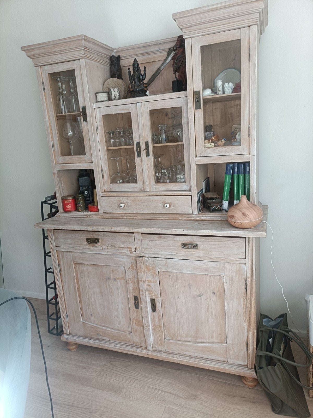 Super gave Oud Houten kast, Huis en Inrichting, Kasten | Buffetkasten, Ophalen, Zo goed als nieuw, 25 tot 50 cm