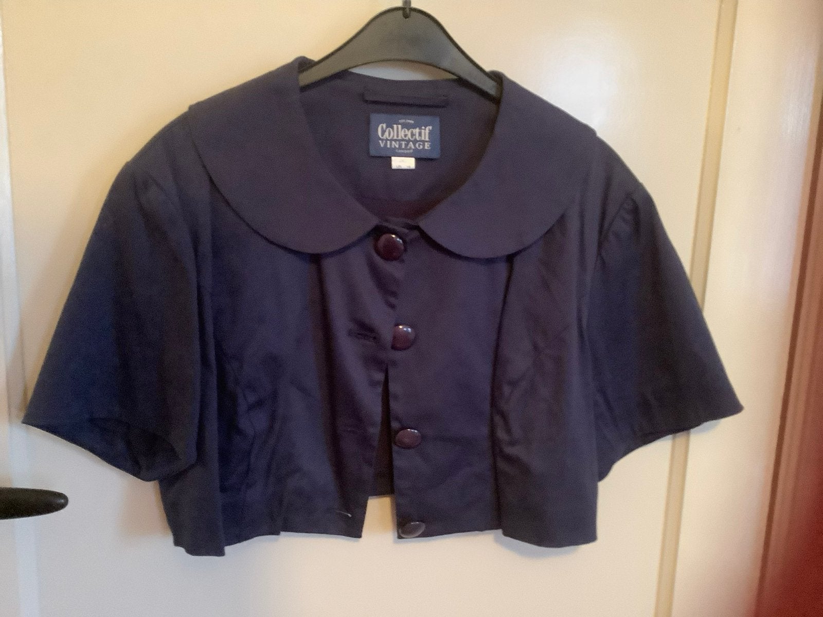 Bolero Collectif, maat 18, Blauw, Maat 46/48 (XL) of groter, Ophalen of Verzenden, Zo goed als nieuw