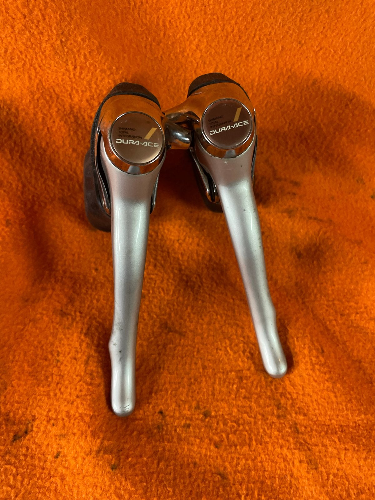 Shimano Dura-Ace ST-7400 Shifters - Gebruikt, Fietsen en Brommers, Gebruikt, Verzenden, Derailleur of Ketting, Aluminium