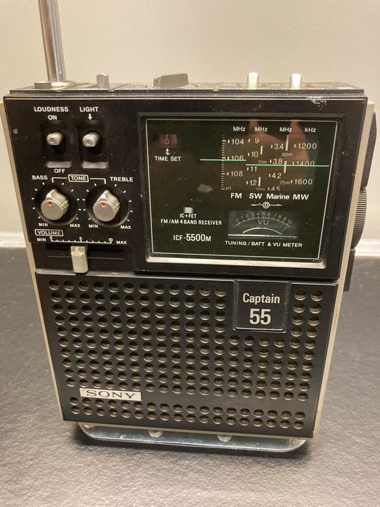 Sony Captain 55 Portable Radio FM-MW-SW-Marine - Perfecte St, Audio, Tv en Foto, Ophalen, Zo goed als nieuw, Wereldontvanger