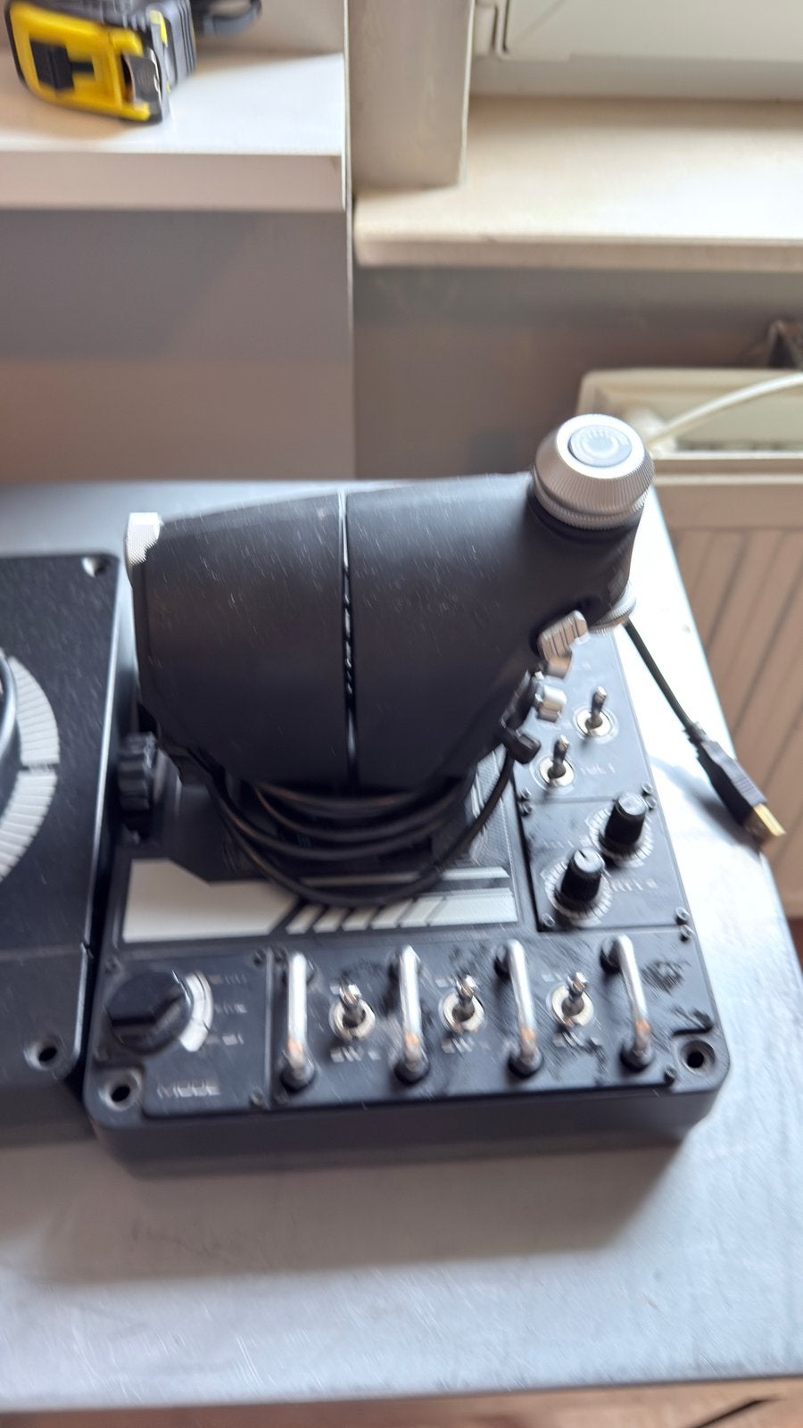 Saitek X55 Rhino H.O.T.A.S. Flight Stick & Throttle, Spelcomputers en Games, Ophalen, Gebruikt, Overige merken, PC