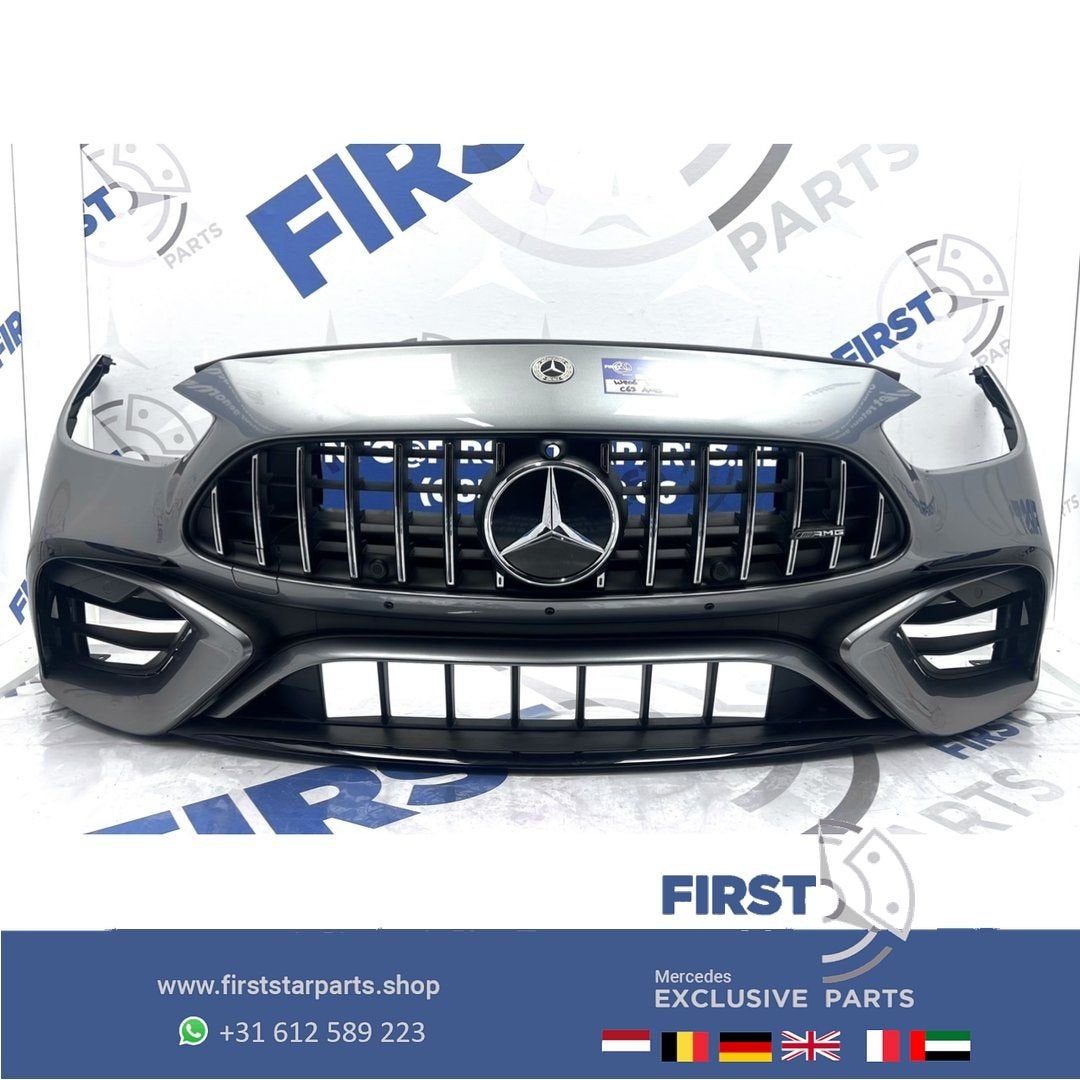 W206 C63 AMG VOORBUMPER C KLASSE ORIGINEEL A2068859401 C63s, Gebruikt, -, Voor, Ophalen of Verzenden