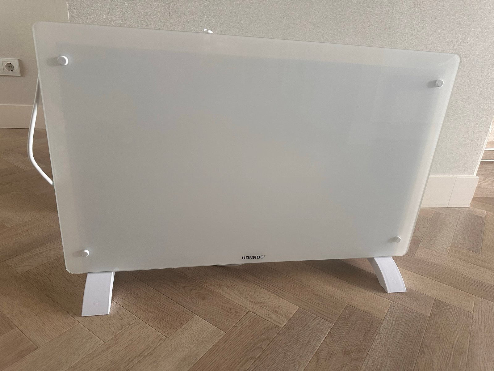 NIEUW Vonroc Glazen Convector Kachel 2000W WIFI, Ophalen, 30 tot 80 cm, Kachel, Zo goed als nieuw