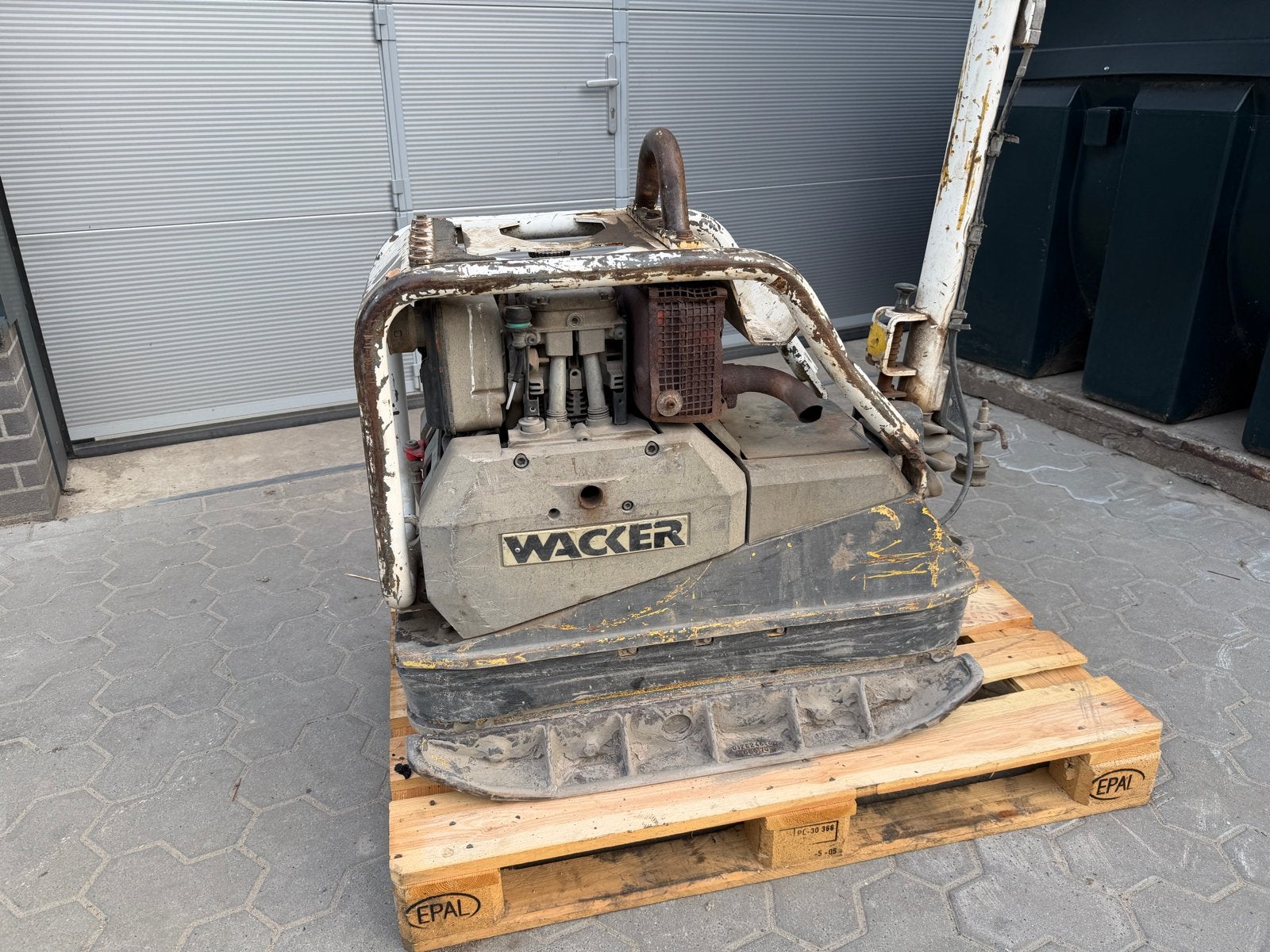 Wacker DPU 5045 trilplaat - Motor versleten, Ophalen, Gebruikt