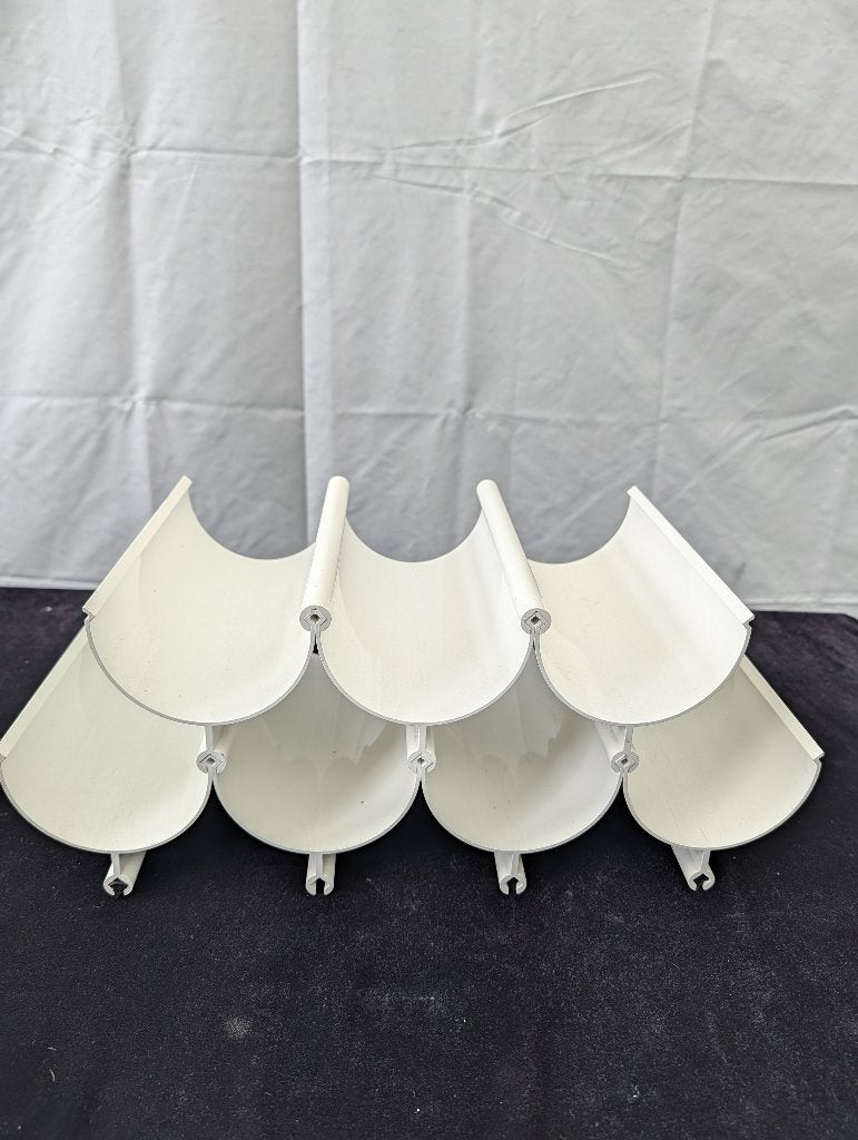 Modern Design Wijnrek Flessenrek Wit Metaal, 5 tot 15 flessen, Ophalen of Verzenden, Zo goed als nieuw, Metaal