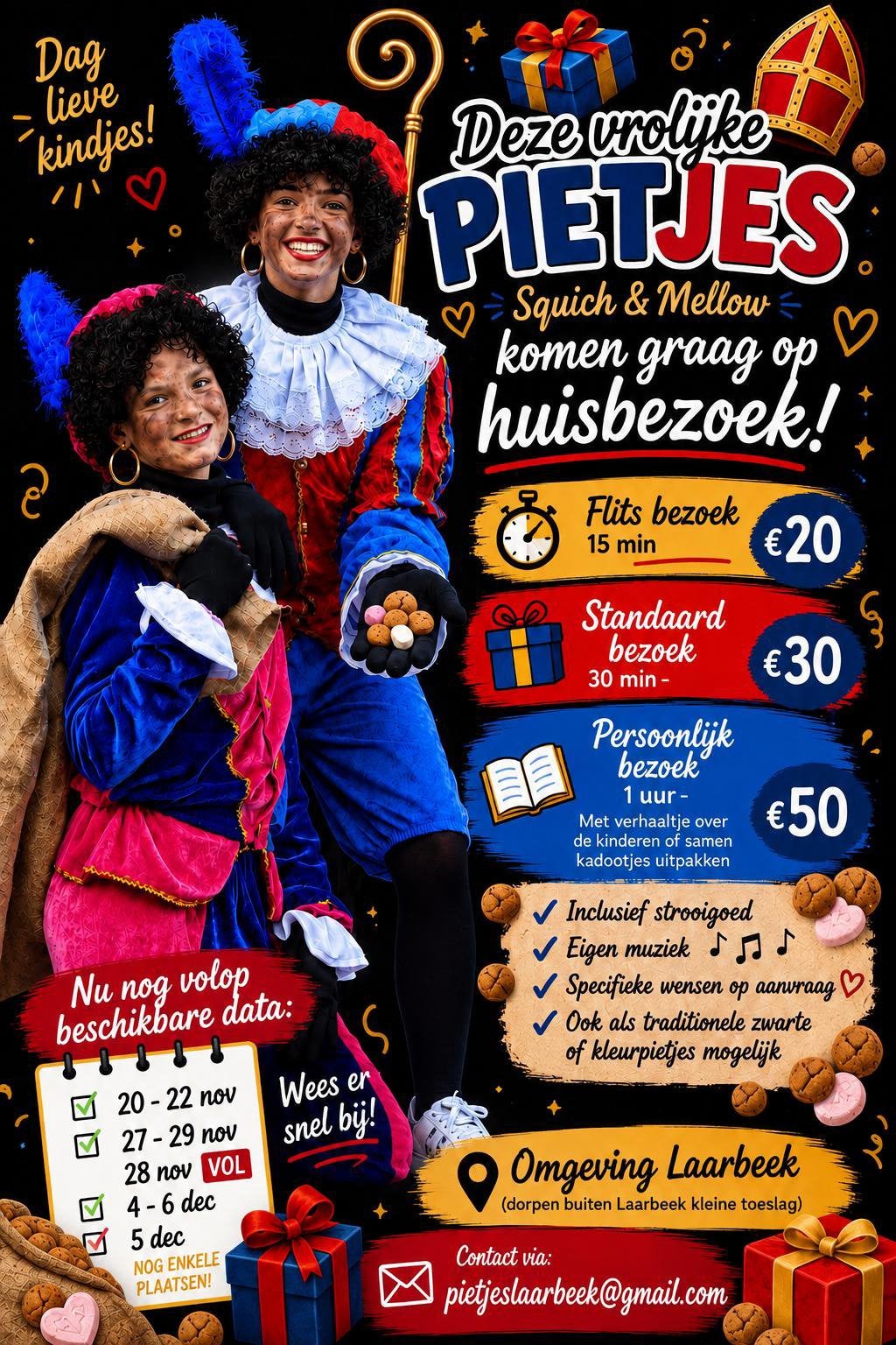 Vrolijke pietjes komen op huisbezoek!, Ophalen, Zo goed als nieuw