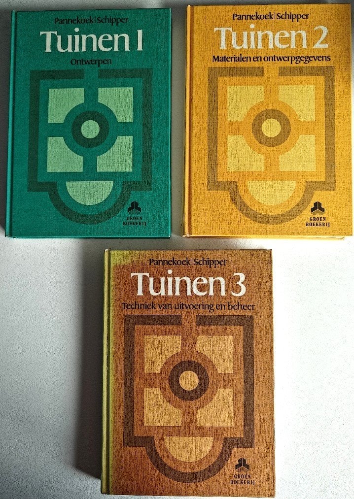 PANNEKOEK, SCHIPPER: TUINEN, DEEL 1, 2 EN 3., Tuinontwerpen, Ophalen of Verzenden, Zo goed als nieuw, Pannekoek