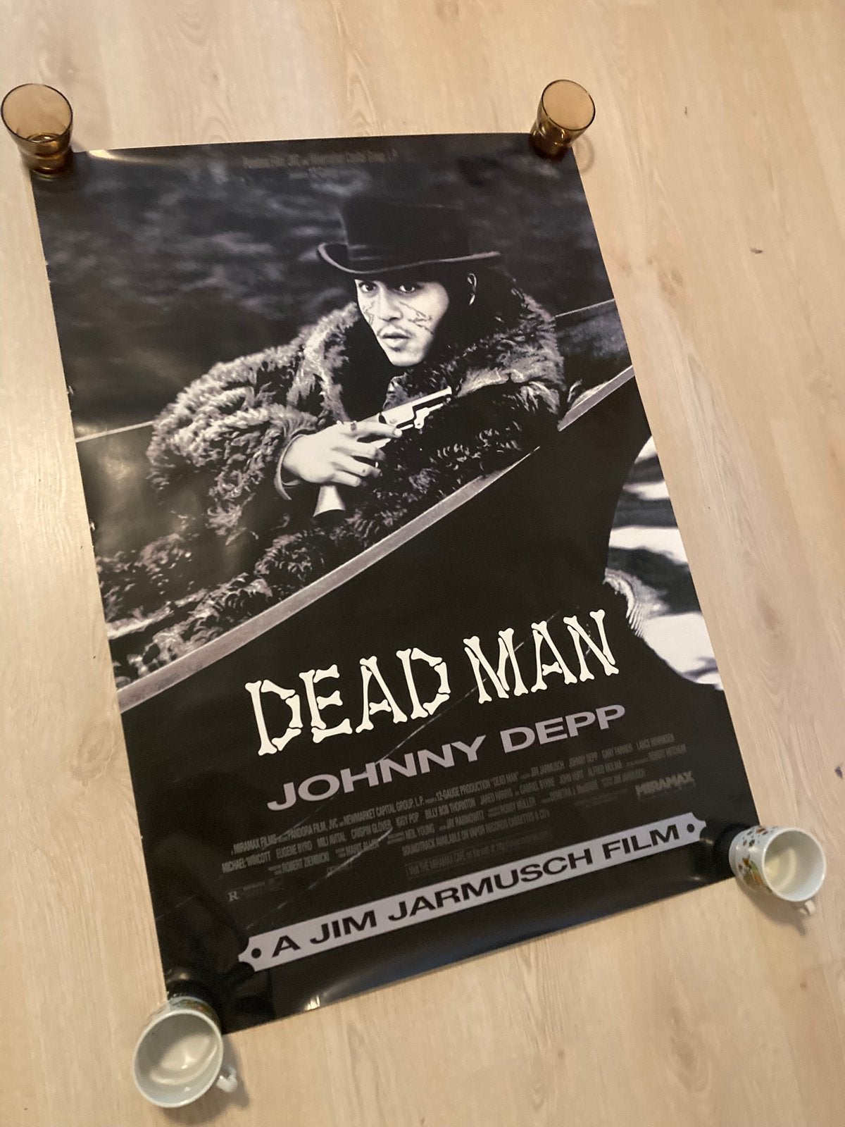 Dead Man poster Jim Jarmusch, Verzamelen, Rechthoekig Staand, Ophalen of Verzenden, Zo goed als nieuw, A1 t/m A3