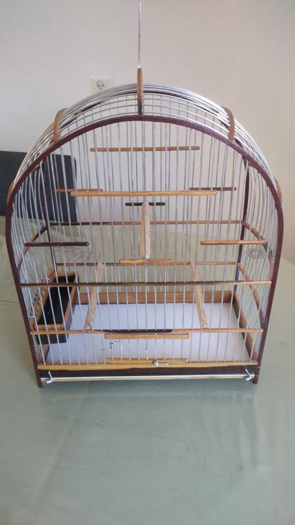 Surinaamse vogelkooi voor Picolet, rowti, putter, kanarie, Ophalen of Verzenden, Nieuw, Hout, Vogelkooi