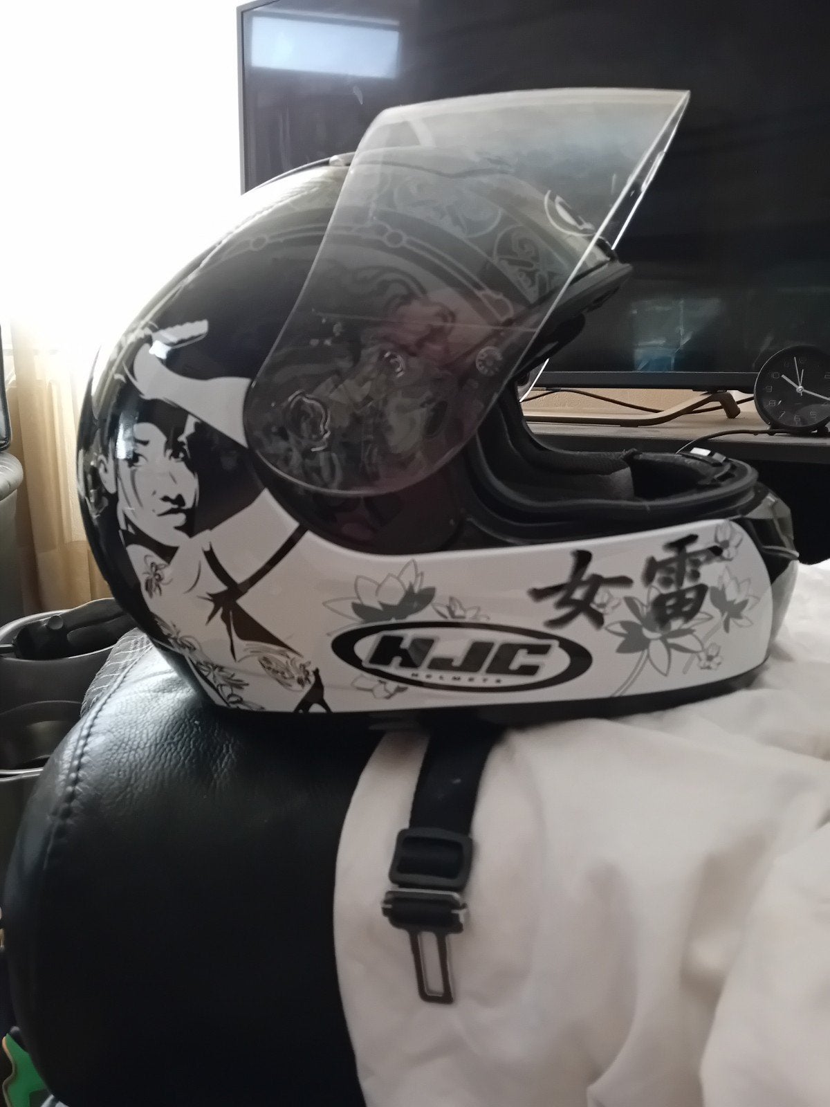 HJC Integraalhelm met uniek design, Motoren, M, Heren, HJC, Ophalen of Verzenden