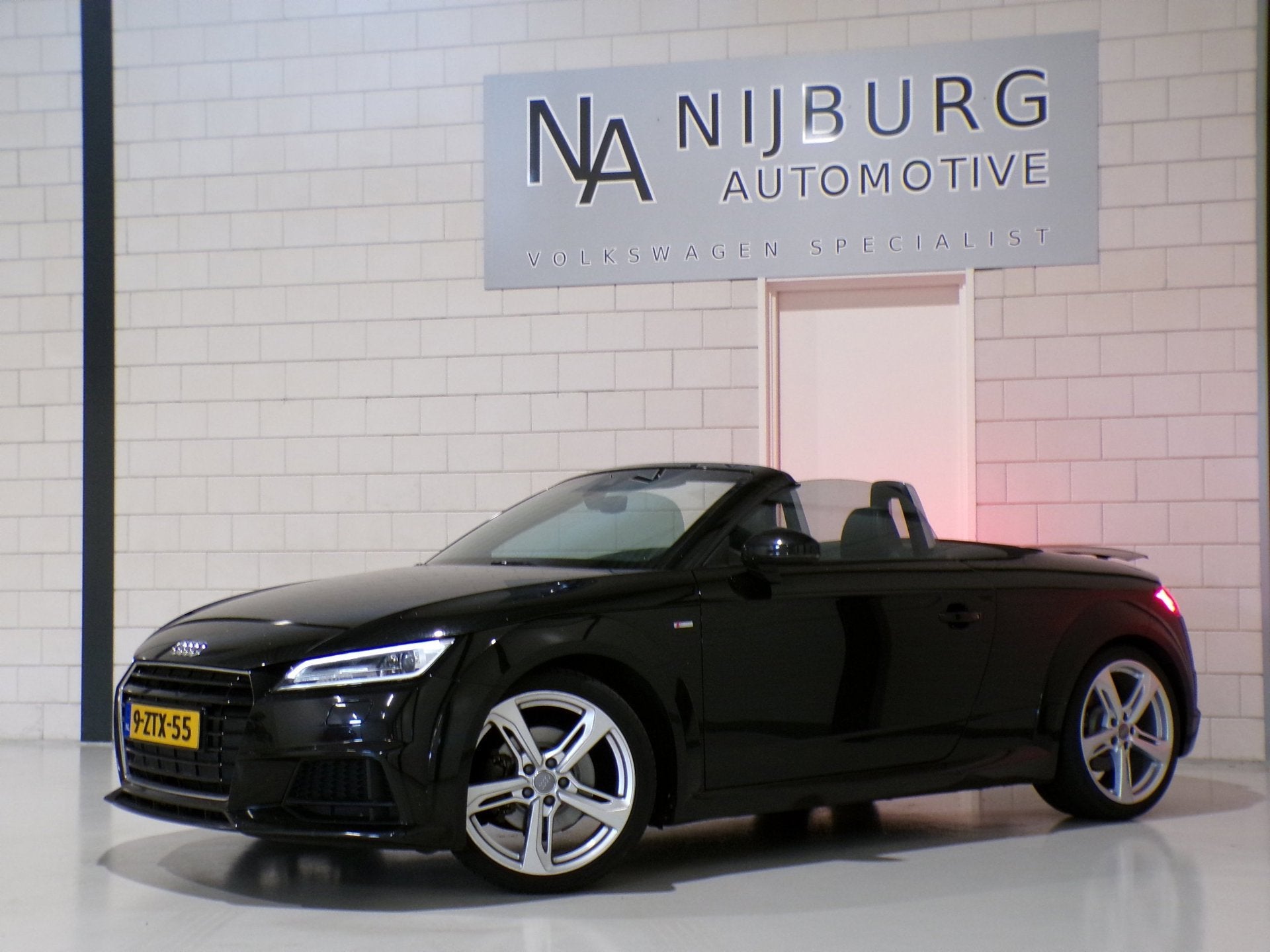 Audi TT Roadster 2.0 TFSI S-Line "Origineel NL!' 2x S line A, Auto's, TT, Gebruikt, 4 cilinders, Zwart