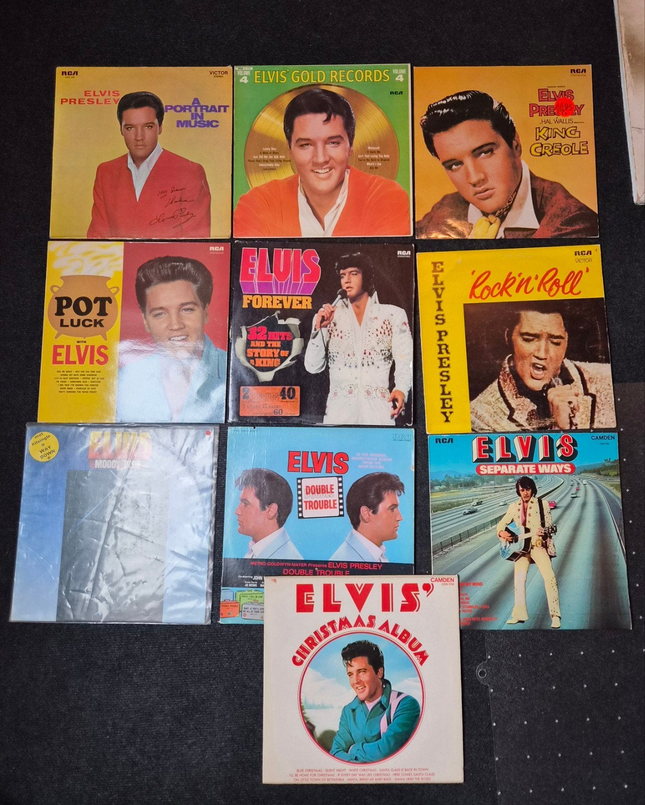 Elvis Presley Vinyl LPs (10 stuks) – In één koop!, Ophalen of Verzenden, Gebruikt