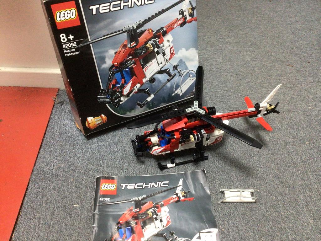 lego 42092 helikopter, Compleet, Lego, Ophalen of Verzenden, Zo goed als nieuw