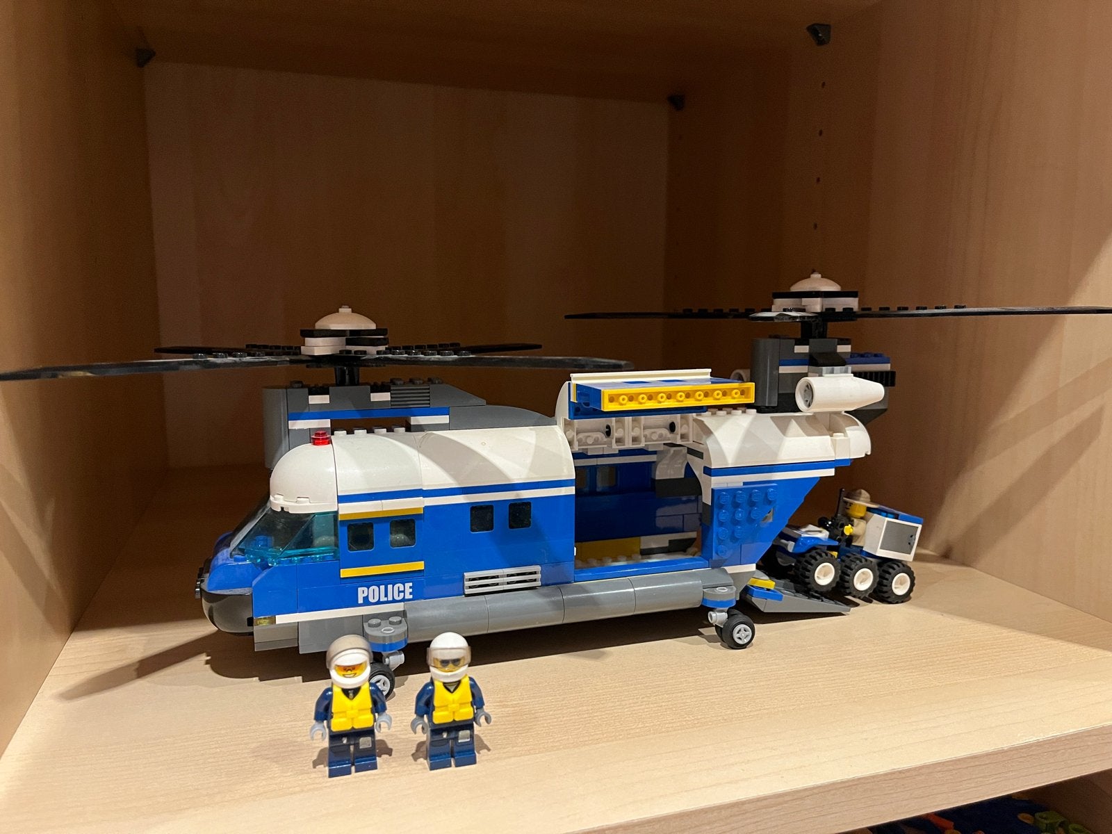 Lego City Politie Helikopter 4439 met instructies, Ophalen, City, Lego, Zo goed als nieuw