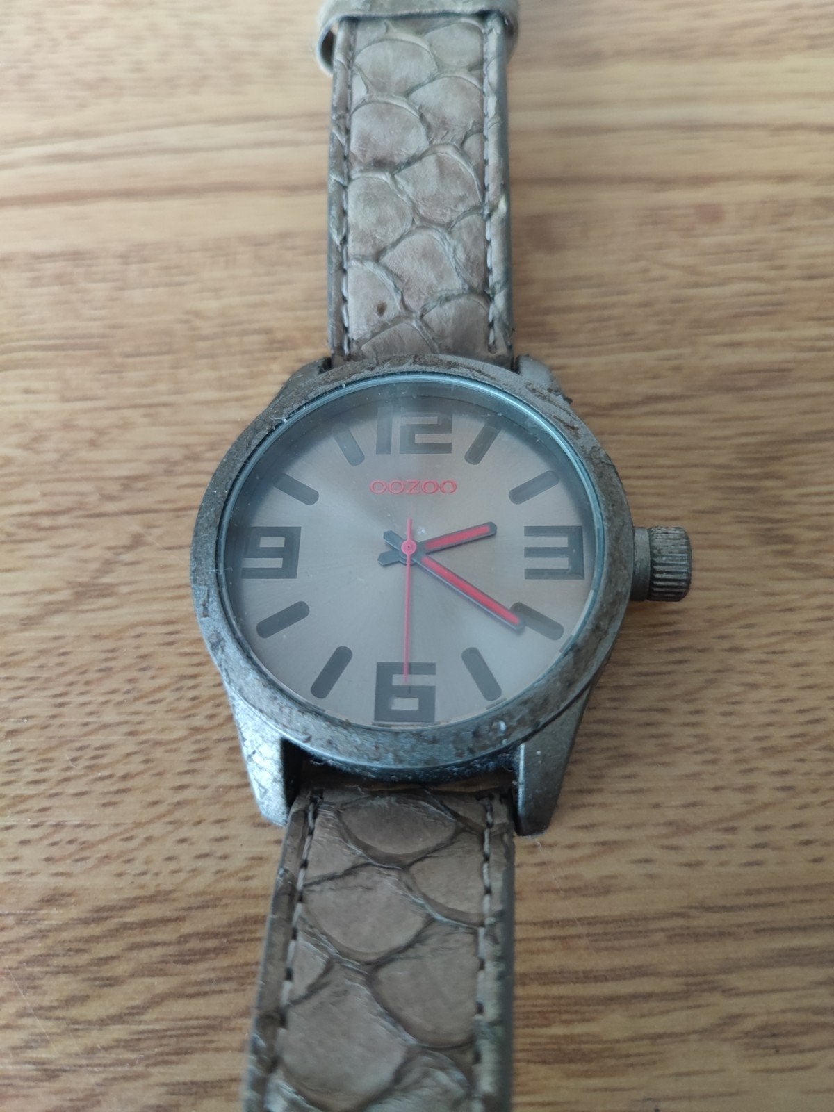 OOZOO Design Horloge - Gebruikt, Overige merken, Overige materialen, Polshorloge, Ophalen of Verzenden