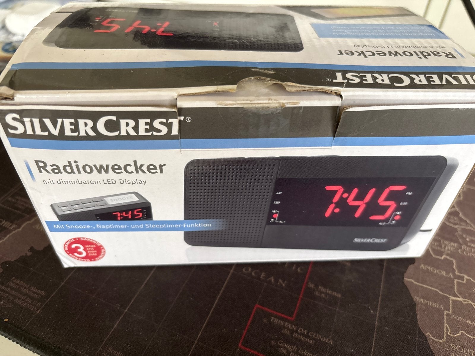 SilverCrest Radiowecker met dimbaar LED-display, Ophalen of Verzenden, Nieuw, Digitaal