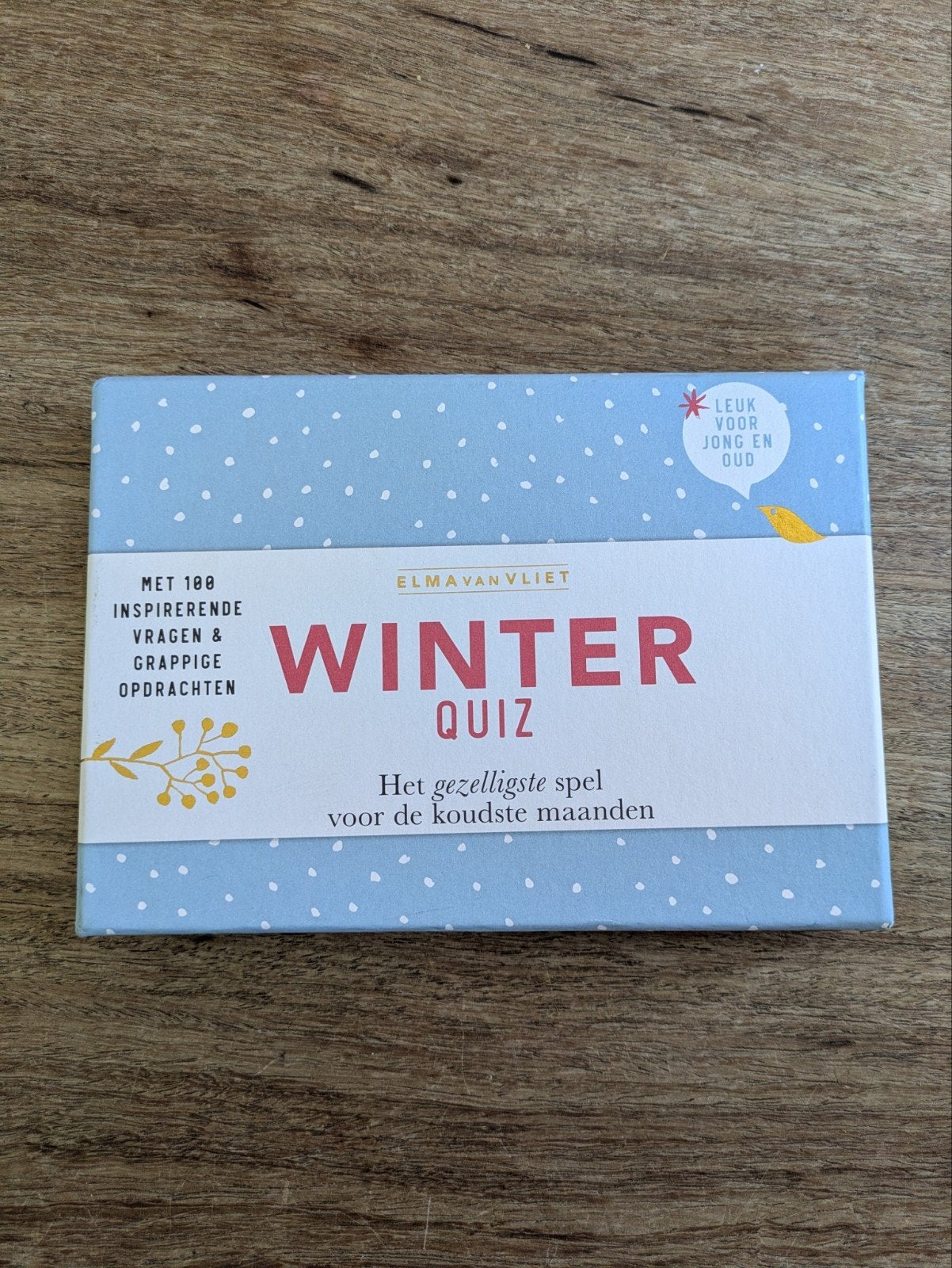 Winter Quiz - Het gezelligste spel voor de koudste maanden, Drie of vier spelers, Ophalen of Verzenden, Nieuw, Elma van Vliet