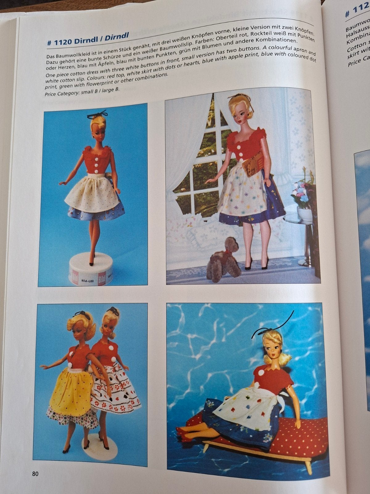 Barbie Bild Lilli  fashion Vintage reproduction of the 50s, Ophalen of Verzenden, Zo goed als nieuw, Barbie