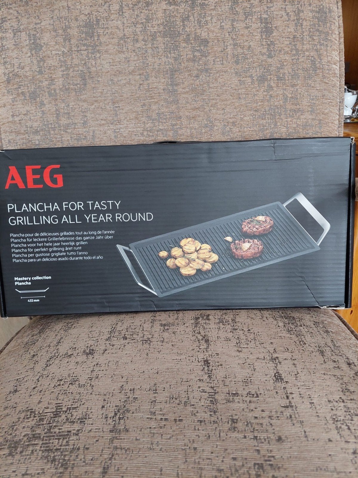 AEG Easy2Clean Plancha Grillplaat - Indoor BBQ, Ophalen, Nieuw