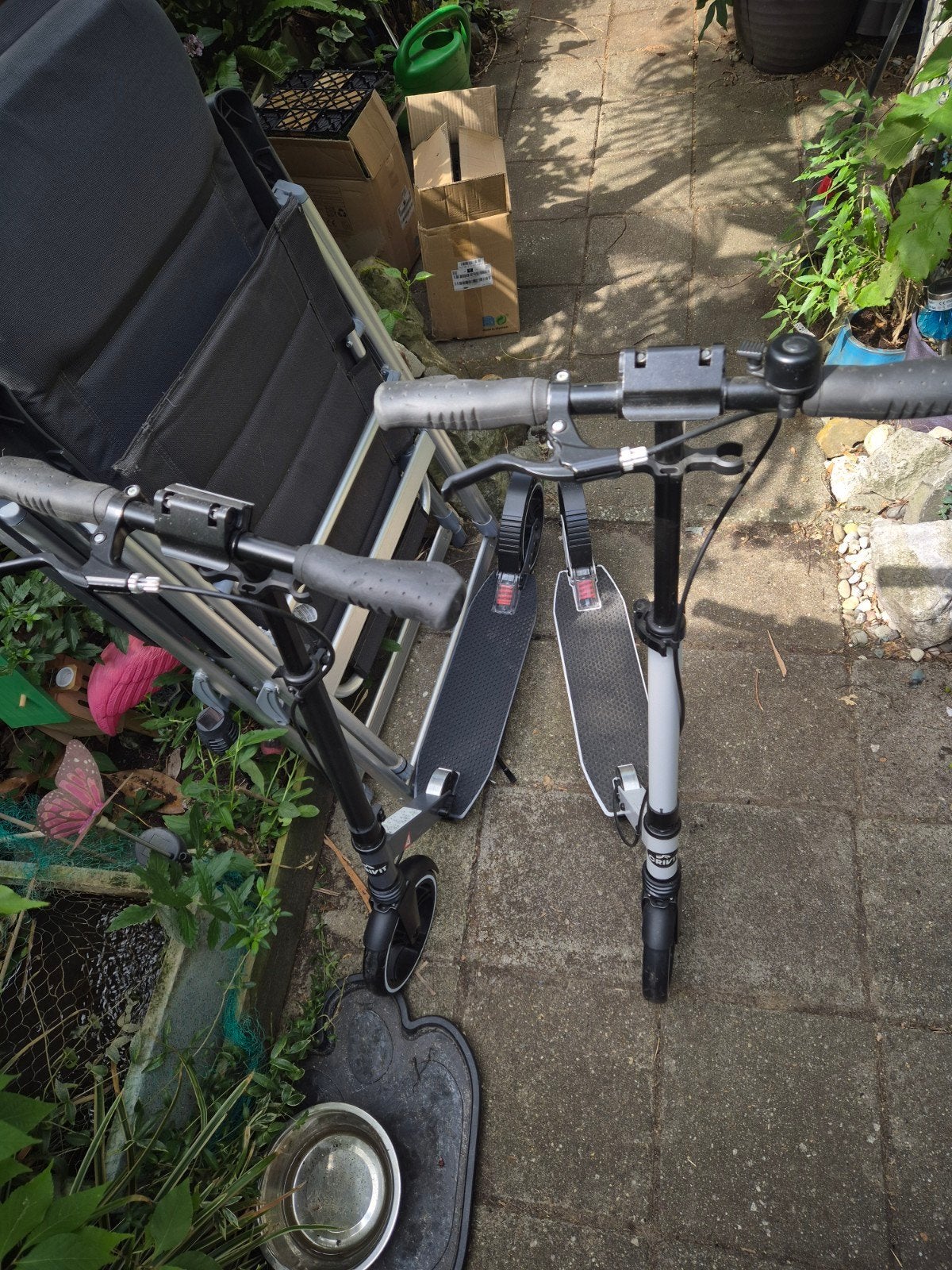2x Crivit opvouwbare step - Zo goed als nieuw, Ophalen, Zo goed als nieuw, Gewone step, Crevit