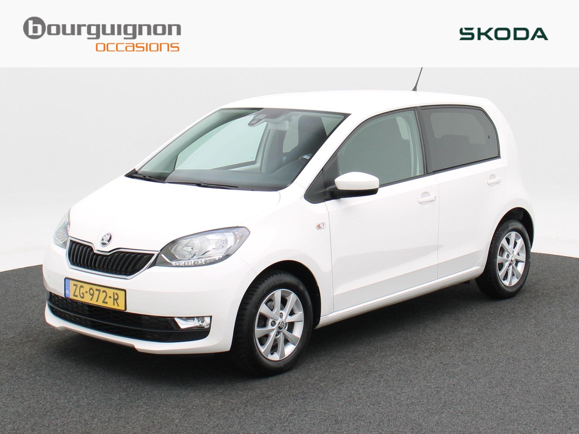Skoda Citigo 1.0 Greentech Style | Cruise Control | Airco |, Voorwielaandrijving, Stof, Gebruikt, Wit