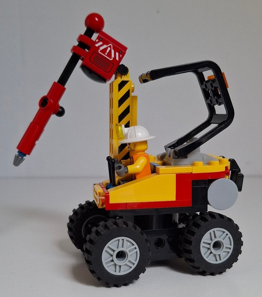 Complete set Lego City Nr. 60185 Krachtige mijnbouw splitter, City, Lego, Inclusief accessoires, Ophalen of Verzenden