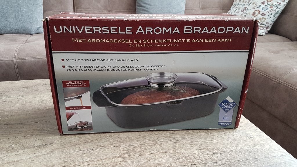 Ernesto Universele Aroma Braadpan 6L, Huis en Inrichting, Ophalen, Nieuw, Gietijzer, Braadpan