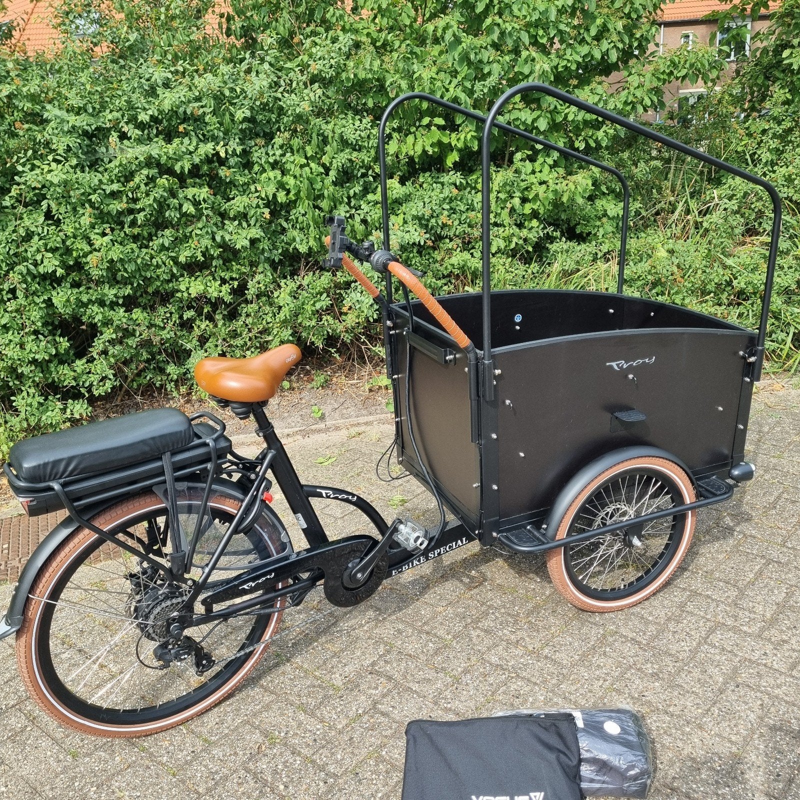 Kletter nieuwe bakfiets 2 maanden oud, 3 kinderen, Schijfrem, Ophalen, Overige merken